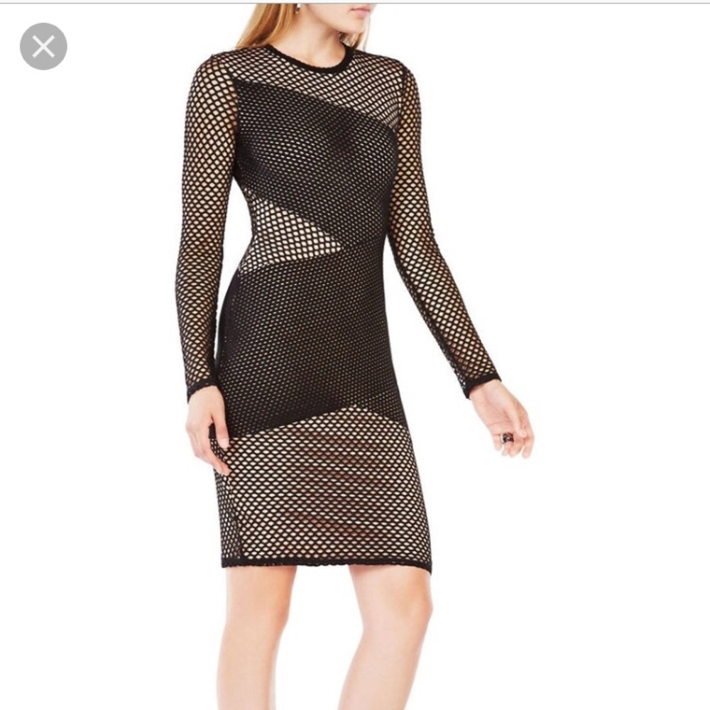 COPY - BCBG Maxazria Jorden Mesh BodyCon